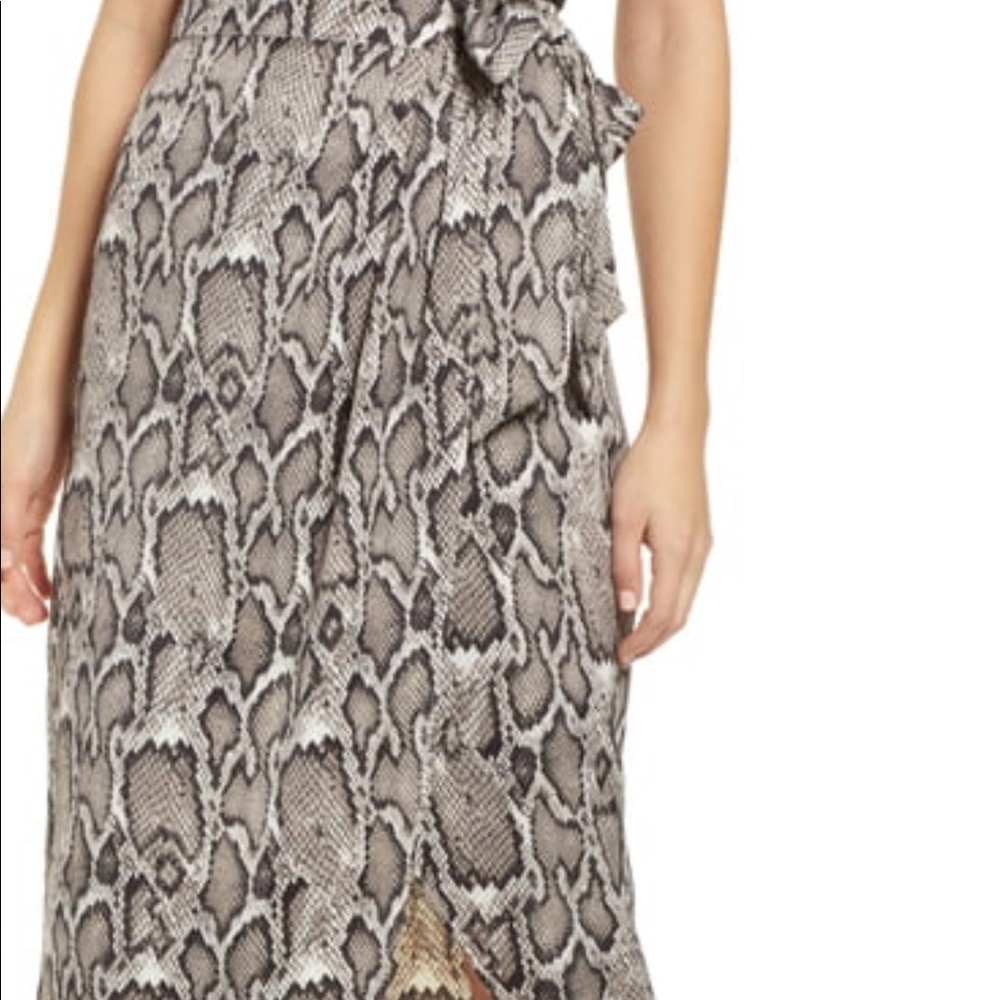 Afrm, Women’s animal print skirt